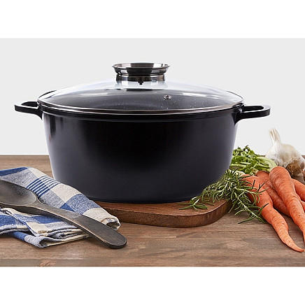 Pot with aromatizer for spices induction cooking gas large 13l