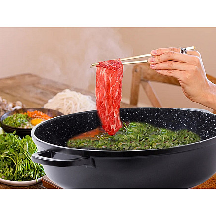 Pot with aromatizer for spices induction cooking gas large 13l