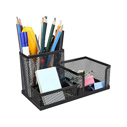Metal desk organiser 3 compartments
