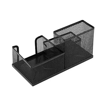 Metal desk organiser 3 compartments
