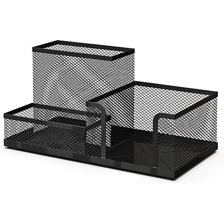 Metal desk organiser 3 compartments