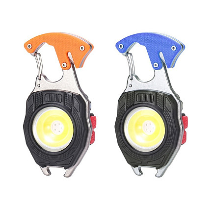 LED gaismas COB atslēgu piekariņš ar attaisāmo un magnētu 8in1 - 5907451348307 LED gaismas COB atslēgu piekariņš ar attaisāmo un magnētu 8in1