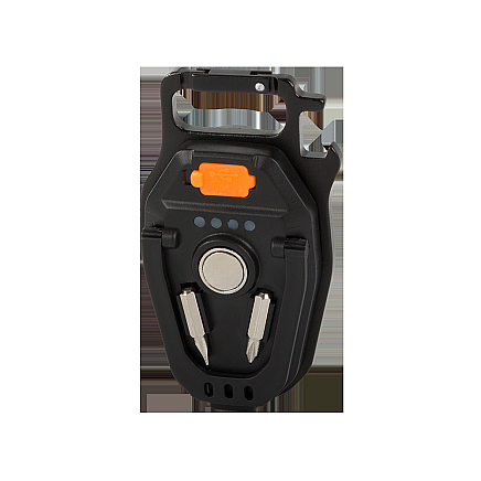 Led light cob key ring opener magnet usb torch