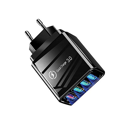 4xUSB Ātrā Uzlāde 3.0 Tīkla Lādētājs