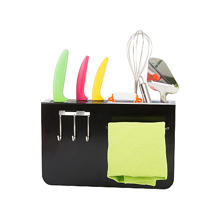 Knife rack kitchen organiser knife drainer