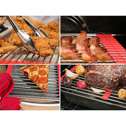 Roll-up oven sink drainer