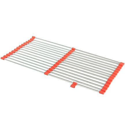 Roll-up oven sink drainer