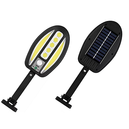 95 led solar lamp with dusk-to-dawn sensor
