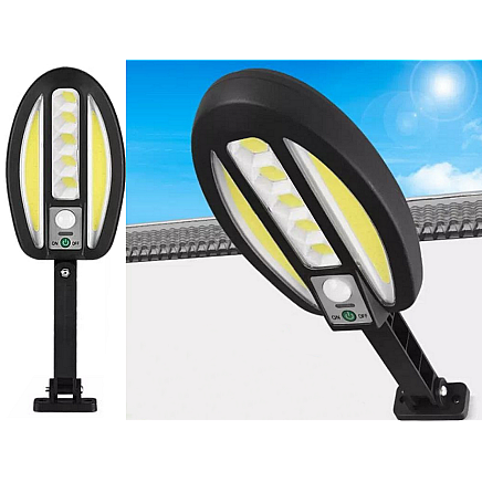 95 led solar lamp with dusk-to-dawn sensor