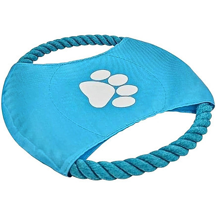 Dog toy chew tug rope frisbee disc