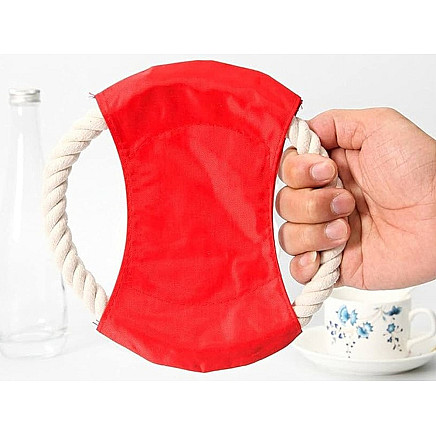 Dog toy chew tug rope frisbee disc