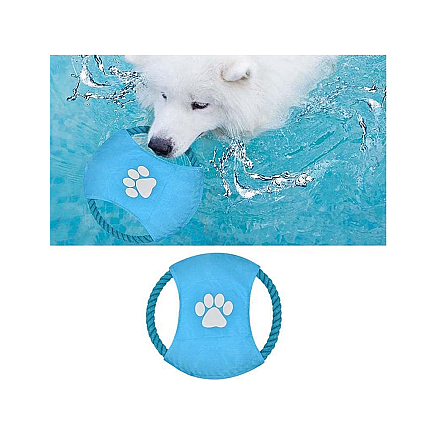Dog toy chew tug rope frisbee disc