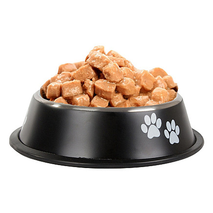 Metal anti-slip dog bowl 400ml