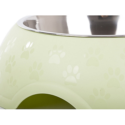 1200ml metal dog cat feeding bowl large