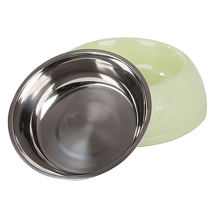 1200ml metal dog cat feeding bowl large