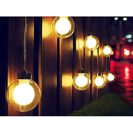 Garden garland solar lights 20 led warm