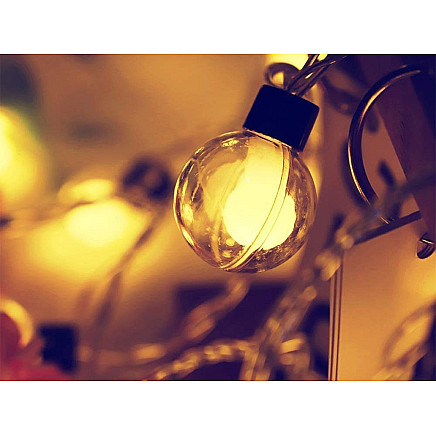 Garden garland solar lights 20 led warm