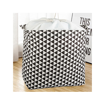 Folding basket for laundry toys large lockable