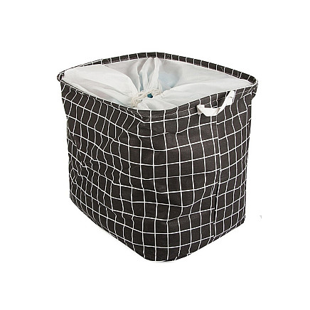 Folding basket for laundry toys large lockable