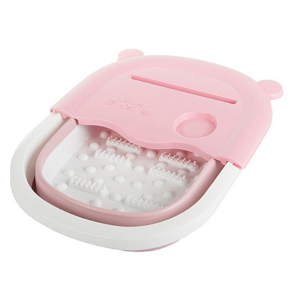 Foot massage bowl foldable silicone nubs