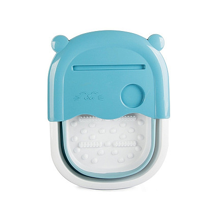 Foot massage bowl foldable silicone nubs