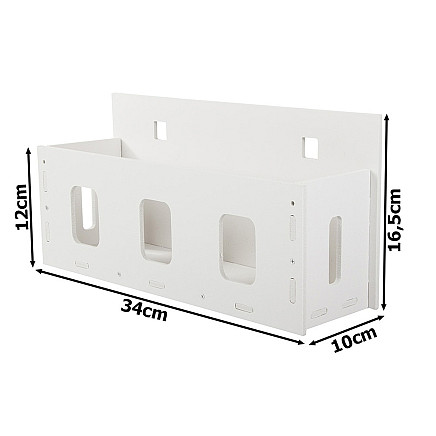 Organiser hanging shelf bathroom cabinet