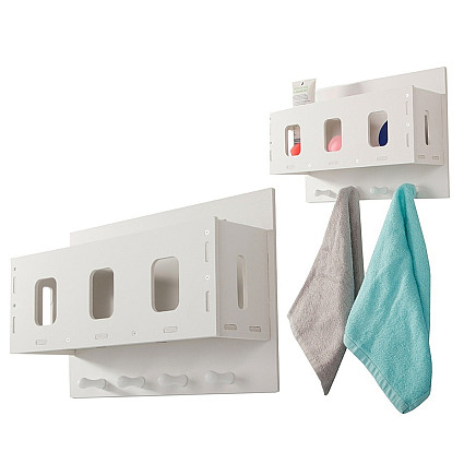 Organiser hanging shelf bathroom cabinet