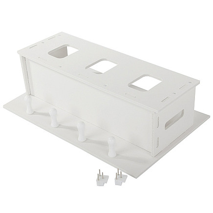 Organiser hanging shelf bathroom cabinet