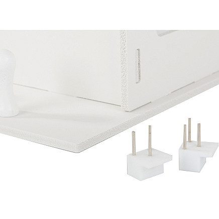 Organiser hanging shelf bathroom cabinet