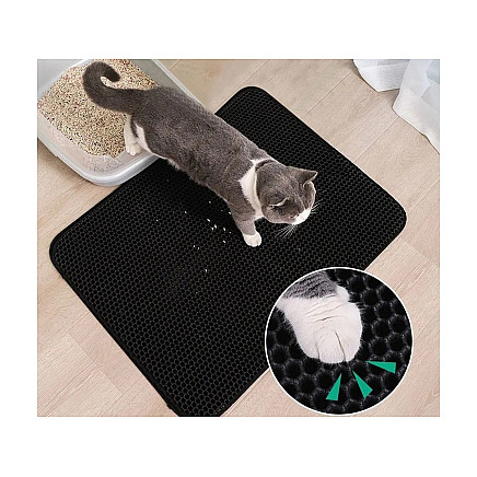 Cat litter mat for cat litter