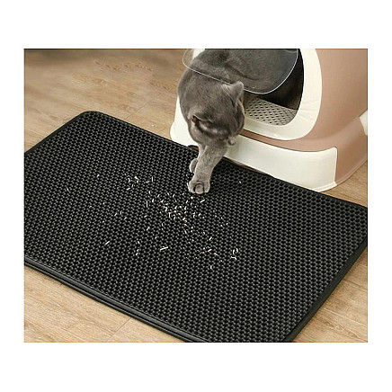 Cat litter mat for cat litter