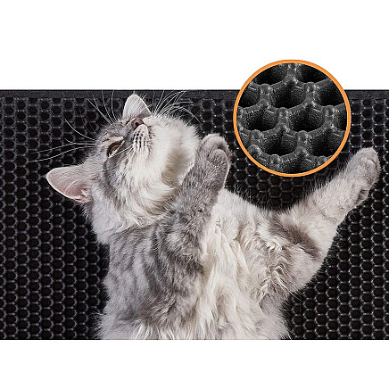 Cat litter mat for cat litter
