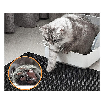 Cat litter mat for cat litter