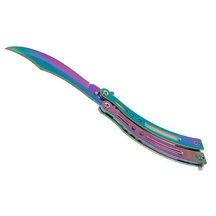 Ass saliekamais tauriņnazis, rainbow fade