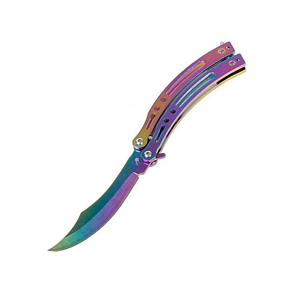 Ass saliekamais tauriņnazis, rainbow fade