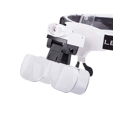 Watchmakers magnifying glass repair 2 led 6x