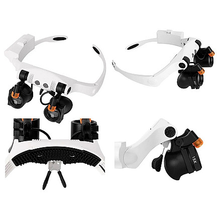 Watchmakers magnifying glass repair 25x 20x led