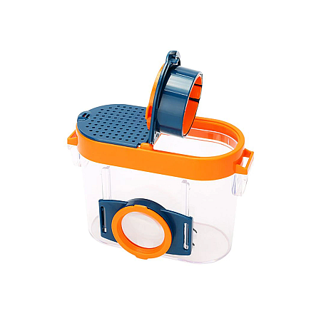 Magnifying glass insect magnifying glass container