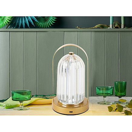 Night lamp table crystal led lantern touch