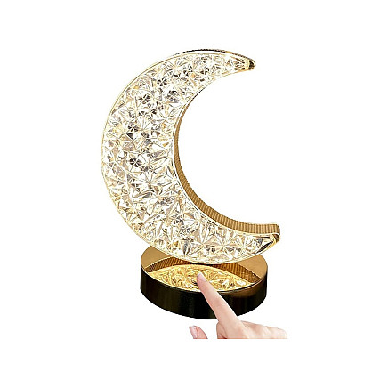 Table lamp moon crystal led rgb usb