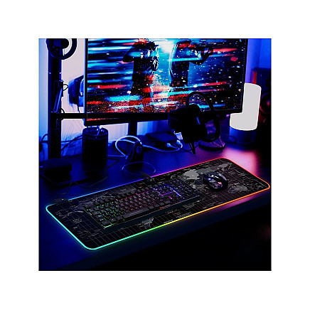 Backlit gaming mouse pad led xxxl