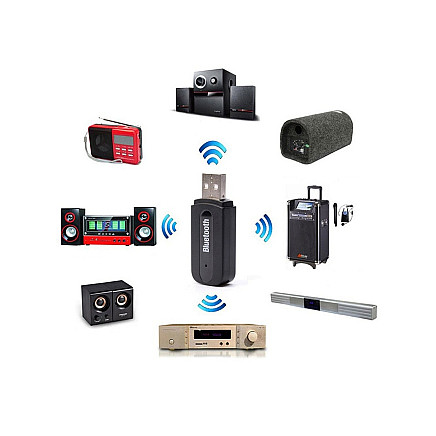 Bluetooth 4.1 + EDR receiver with AUX and USB connection