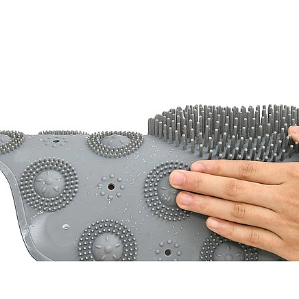 Foot massager non-slip shower mat