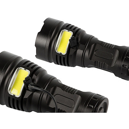 Tactical torch bailong cree cob led xhp90 strong