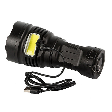 Tactical torch bailong cree cob led xhp90 strong