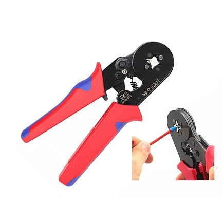 Crimping press for end sleeves 0.25-10mm²