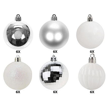 Choinker bombes 6cm kit 36pcs christmas tree bombes