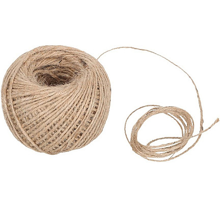 Jute cord 30m natural brown jute