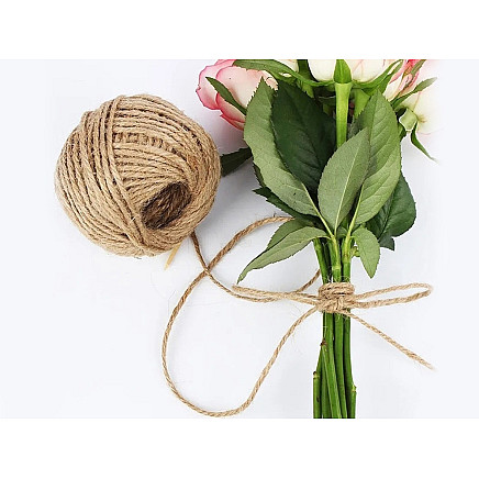 Jute cord 30m natural brown jute