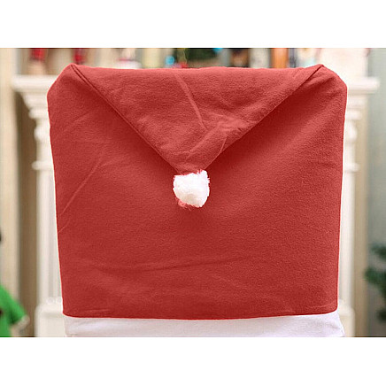 Ziemassvētku Vecīša Cepures Krēslu Pārvalki x6